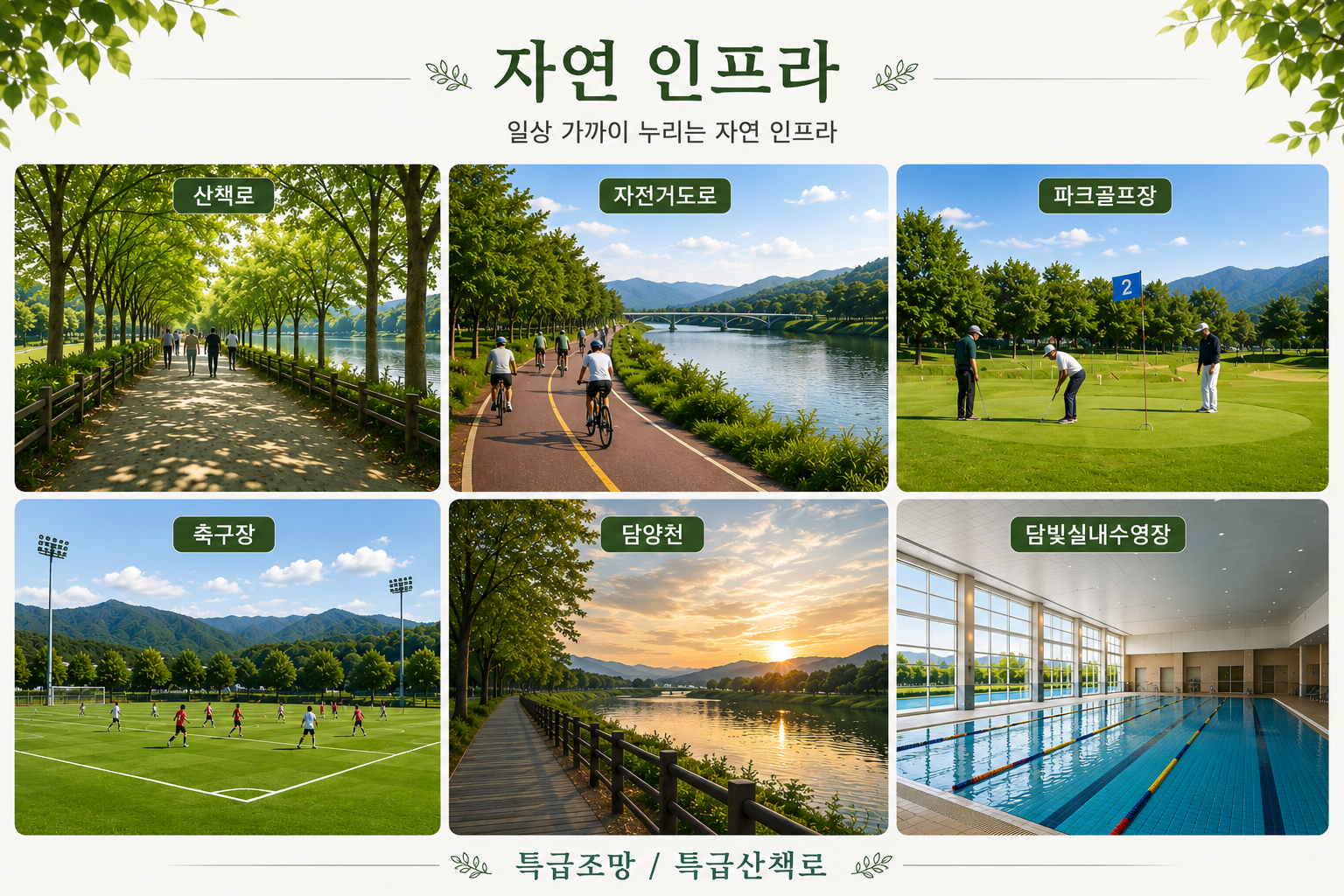 담양 죽녹원 니케 자연 인프라 안내
